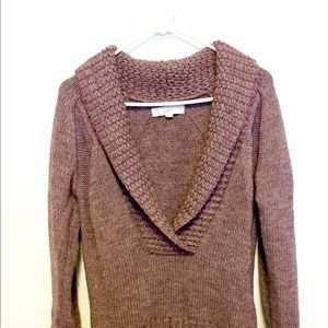LOFT Cozy mauve purple pullover sweater